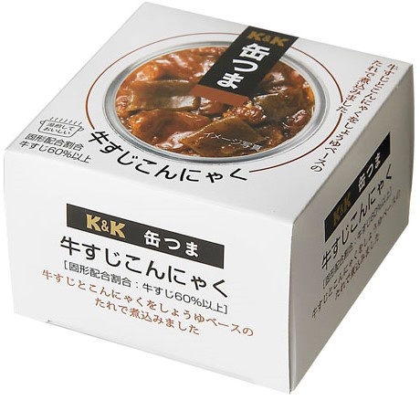 缶つま　140g【おつまみ・食品】　缶つま　牛すじこんにゃく　KK　通販