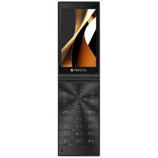 MUSASHI黑色"FTJ161A-MUSASHI-BK"4.0型、存储器/库存： 无1GB/8GB microSIMx2 SIM手机