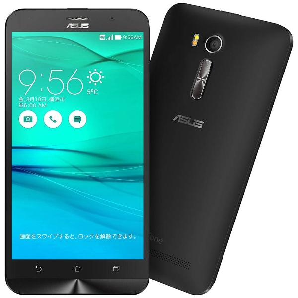 【保証書付】【ジャンク】ZenFone Go ブラック 16 GB SIMフリー スマートフォン本体