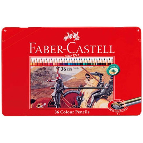 FABER-CASTELL(ファーバーカステル) 色鉛筆 36色セット TFC-CP/36C