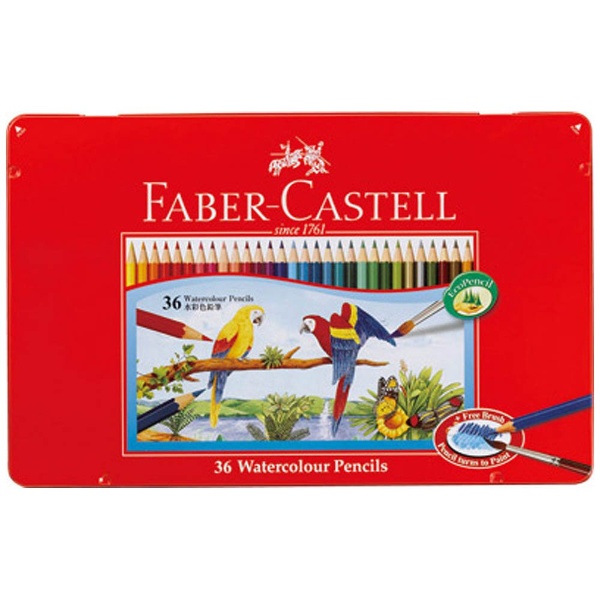 FABER-CASTELL(ファーバーカステル) 水彩色鉛筆 36色セット TFC-WCP