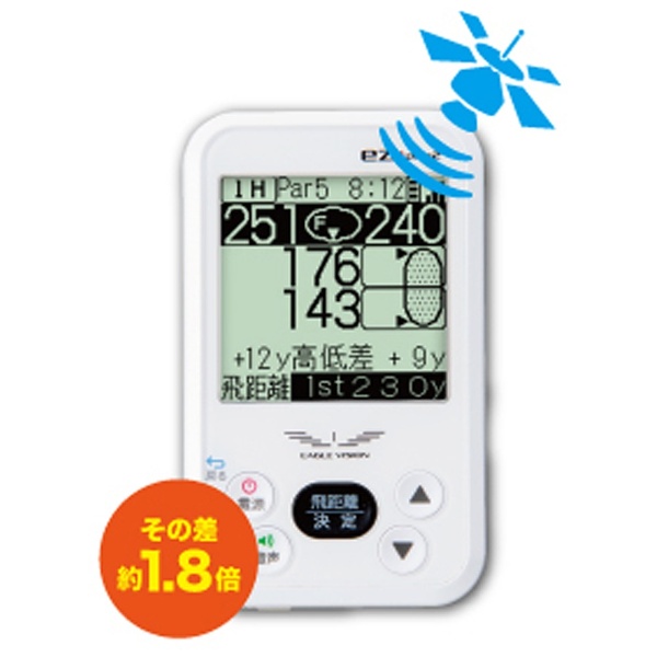 GPSナビゲーション EAGLE VISION -ez plus2- EV-615 朝日ゴルフ用品 