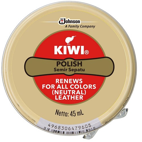red leather shoe polish