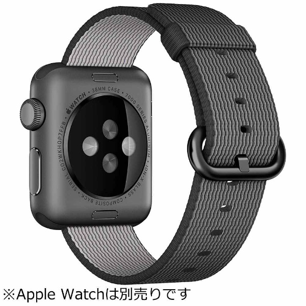 Apple Watch 42mm 用交換バンド ブラックウーブンナイロン　MM9Y2FE/A