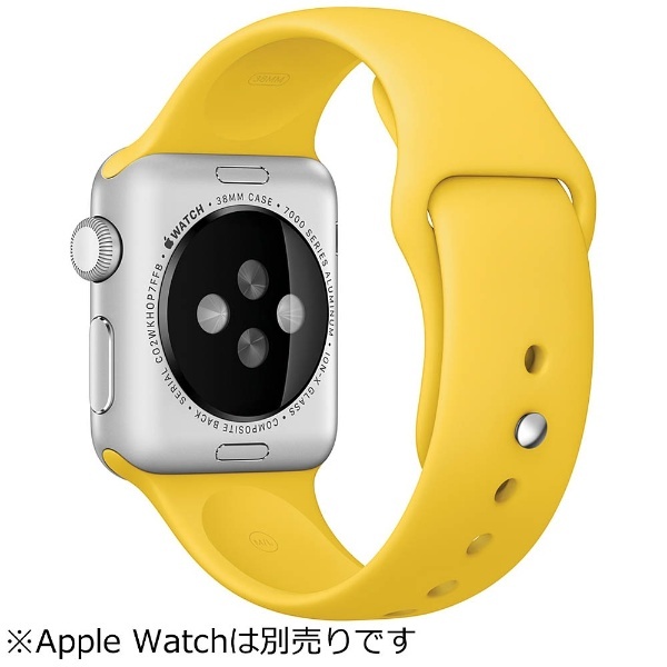 Apple Watch 38mm 用交換バンド イエロースポーツバンド MM7X2FE/A アップル｜Apple 通販 | ビックカメラ.com