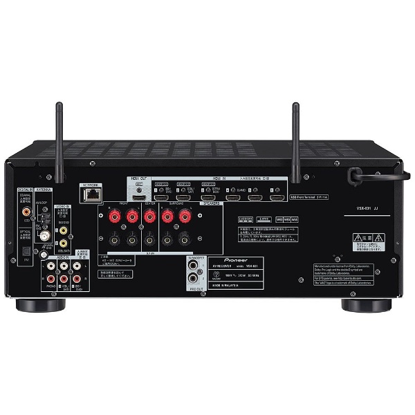 VSX-831B AVアンプ [ハイレゾ対応 /Bluetooth対応 /Wi-Fi対応 /5.1ch 