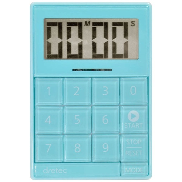 キュービックタイマー T-549 デジタルタイマー クッキングタイマー キッチンタイマー 時計付き タイマー テンキー 