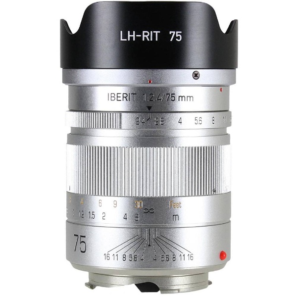 カメラレンズ 75mm F2.4 IBERIT(イベリット) シルバー [ライカM /単焦点レンズ]
