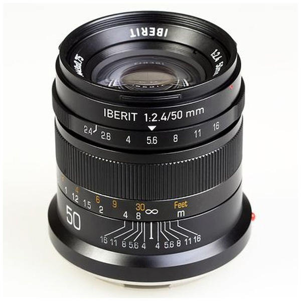 カメラレンズ 海外並行輸入正規品 50mm f2.4 IBERIT ライカL セール特価品 ブラック 単焦点レンズ イベリット