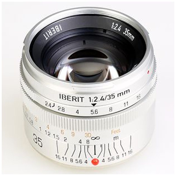 カメラレンズ 35mm/f2.4 IBERIT(イベリット) シルバー [FUJIFILM X /単