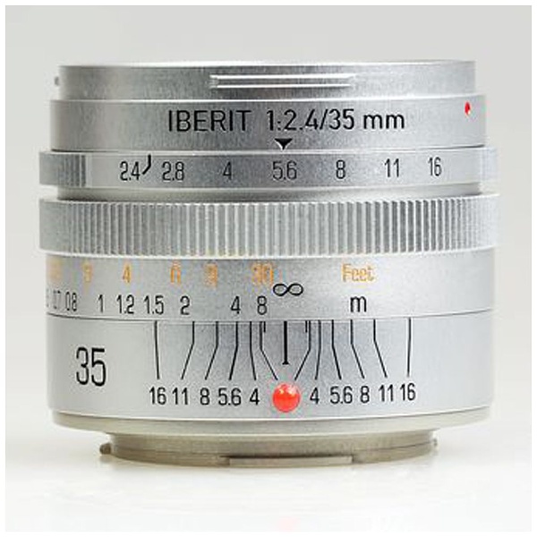 カメラレンズ 35mm/f2.4 IBERIT(イベリット) シルバー [FUJIFILM X /単