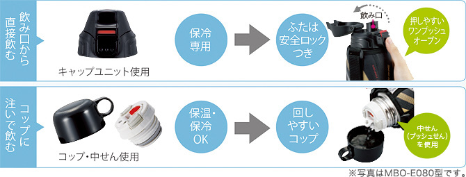 �X�e�����X�{�g�� 1000ml SAHARA2WAY�i�T�n��2WAY�j �u���[�t�����[ MBO-E100-A_6