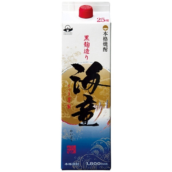 海童 25度 パック 1800ml【芋焼酎】 焼酎 通販 | ビックカメラ.com