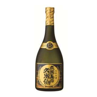久米岛的久米仙黑色5年古酒40度720ml[泡盛]