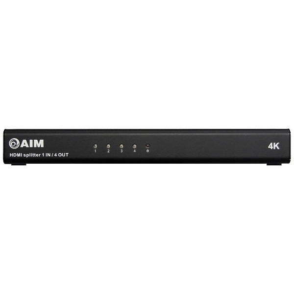 PAVA-AVS4K104 HDMI分配器 [4分配 /4K対応] 【処分品の為、外装不良による返品・交換不可】 エイム電子｜AIM 通販 