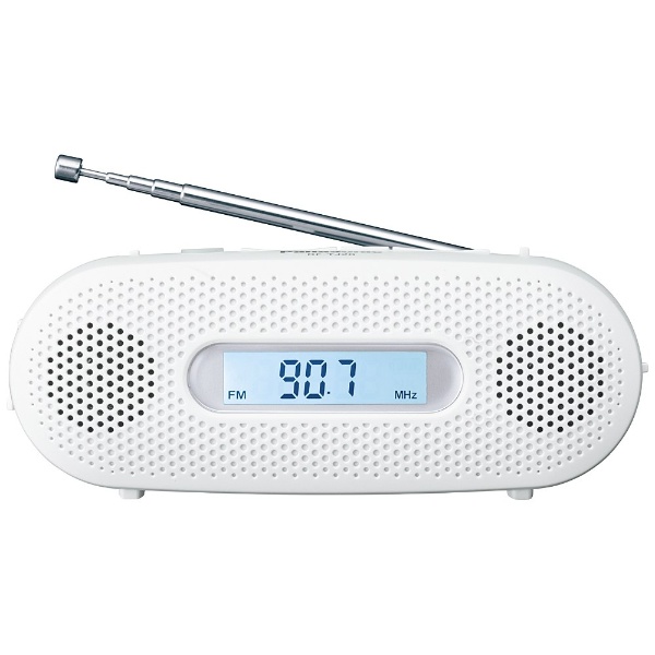 携帯ラジオ ホワイト 激安セール RF-TJ20 アウトレット FM AM ワイドFM対応