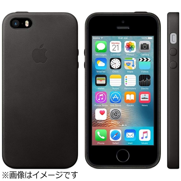 【純正】 iPhone SE（第1世代）4インチ / 5s / 5用　レザーケース ブラック MMHH2FE/A