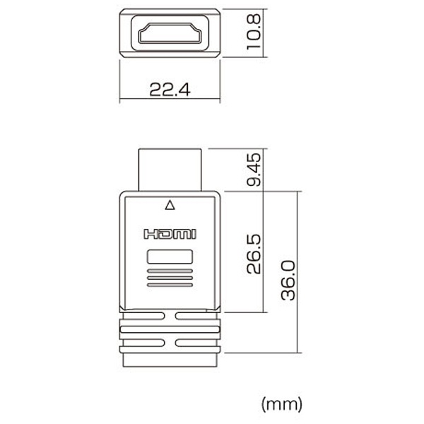 HDMIケーブル ブラック KM-HD20-100FK [10m /HDMI⇔HDMI /フラット