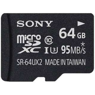 microSDXCJ[h SR-UX2AV[Y SR-64UX2A [64GB /Class10]