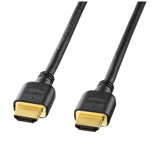 HDMIケーブル ブラック KM-HD20-10H [1m /HDMI⇔HDMI /スタンダード