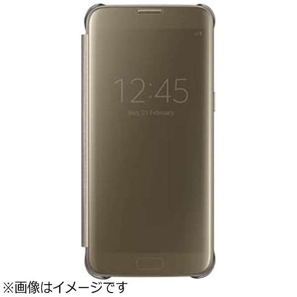yz Galaxy S7 edgep@Clear View Cover@S[h@EF-ZG935CFEGJP_1