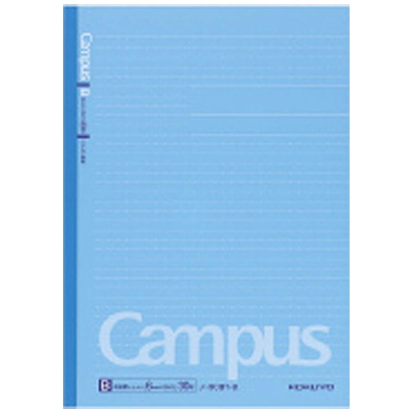 Campus(キャンパス) ノート(カラー表紙) 青 3CBT-B [セミB5・B5 /6mm(B 