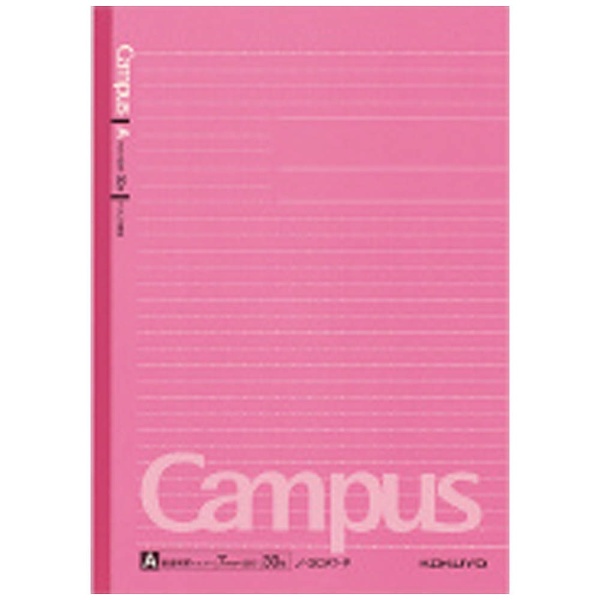 Campus(キャンパス) ノート(カラー表紙) ピンク 3CAT-P [セミB5・B5 /7mm(A罫) /ドット入り罫線] KOKUYO｜コクヨ  通販 | ビックカメラ.com