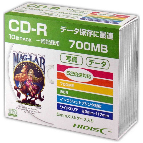 ǡCD-R Hi-Disc HDCR80GP10SC [10 /700MB /󥯥åȥץ󥿡б]