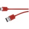 USB-A⇔USB-C电缆[充电/转送/1.8m/USB2.0]红F2CU032bt06-RED]