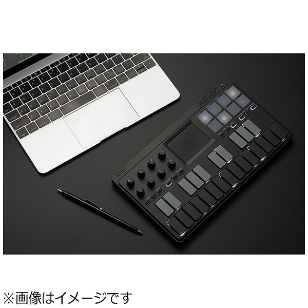 ベロシティ対応25鍵モバイルMIDIキーボード(ブラック) nanoKEY Studio BK