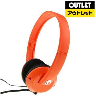 [奥特莱斯商品] 头戴式耳机[φ3.5mm小型插头]SGURFZ086橙子[生产完毕物品]