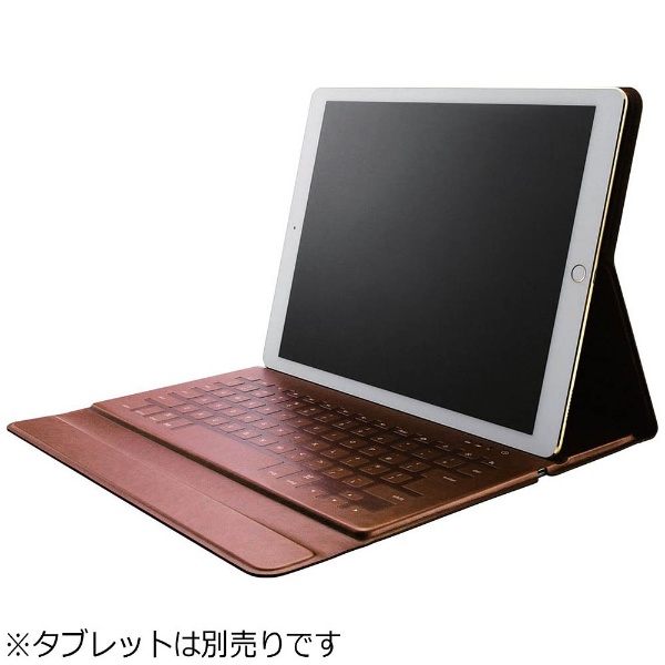 完売 iPad 全店販売中 Pro用 12.9インチ イタリアンソフトレザーBluetoothキーボードケース TK-RC50IBK