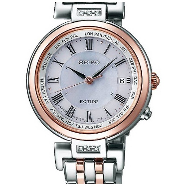 ソーラー電波時計］エクセリーヌ（EXCELINE） SWCW106 セイコー｜SEIKO 