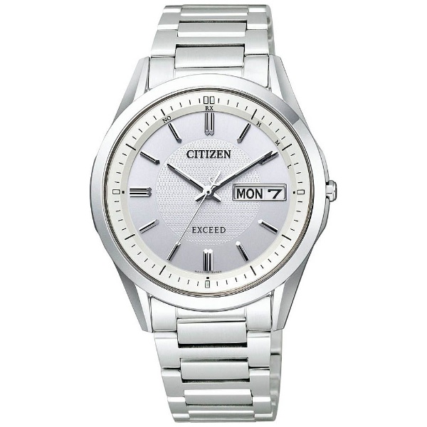 【新品】シチズン CITIZEN 腕時計 メンズ AT6030-60A エクシード EXCEED エコ・ドライブ電波（H100） シルバーxシルバー アナログ表示