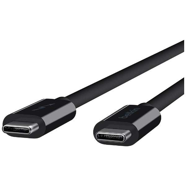 USB-C  USB-CP[u [f /[d /] /1m /60W /Thunderbolt 3] ubN F2CD081bt1M-BLK_1