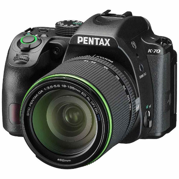 PENTAX K-70 デジタル一眼レフカメラ 18-135WR レンズキット ブラック ...