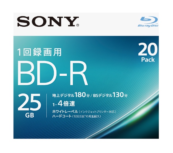 ソニー SONY 録画用BD-R ホワイト ［30枚 50GB インクジェット