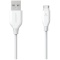 [micro USB]电缆充电、转送2.4A(1.8m、白)AnkerA8133021[1.8m]