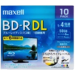 録画用BD-R maxell ホワイト BRV50WPE.10S [10枚 /50GB /インクジェットプリンター対応]