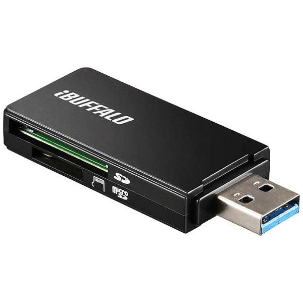 BSCR27U3BK microSD/SDカード専用カードリーダー BSCR27U3シリーズ ブラック [USB3.0/2.0]_1