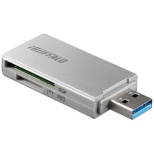 BSCR27U3SV microSD/SDカード専用カードリーダー BSCR27U3シリーズ シルバー [USB3.0/2.0]
