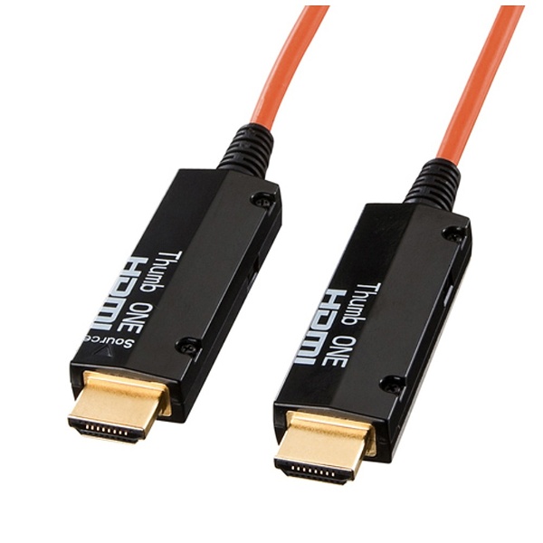 ビックカメラ.com - HDMIケーブル コネクタ：ブラック、コード：オレンジ KM-HD20-FB10 [10m /HDMI⇔HDMI  /スリムタイプ] 【処分品の為、外装不良による返品・交換不可】