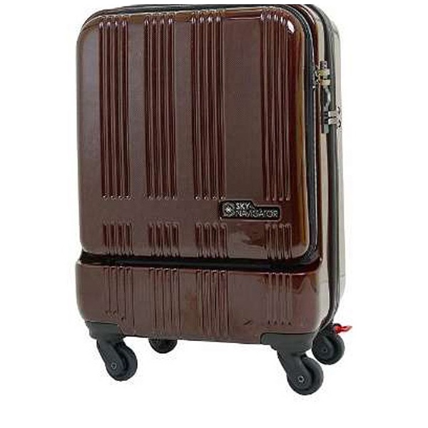 スーツケース フロントオープン 52L Wine Carbon SK-0685-57-WNC [TSAロック搭載]