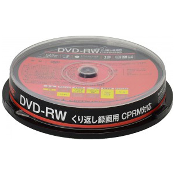 ϿDVD-RW GREEN HOUSE GH-DVDRWCA10 [10 /4.7GB /󥯥åȥץ󥿡б]