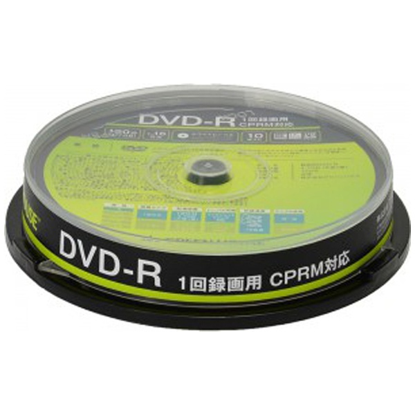 録画用DVD-R 新作多数 GREEN 贈り物 HOUSE GH-DVDRCA10 インクジェットプリンター対応 4.7GB 10枚