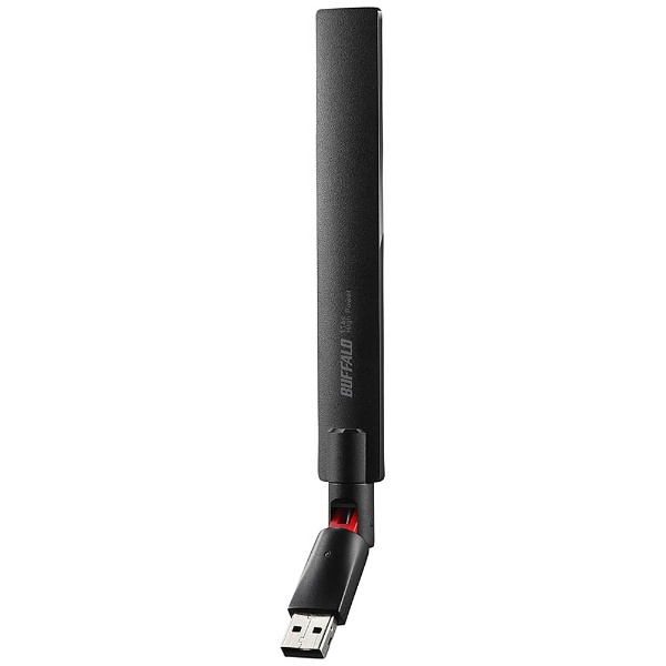 USB2.0 無線LAN子機 AirStationPro ブラック WLP-U2-433DHP [Wi-Fi 5