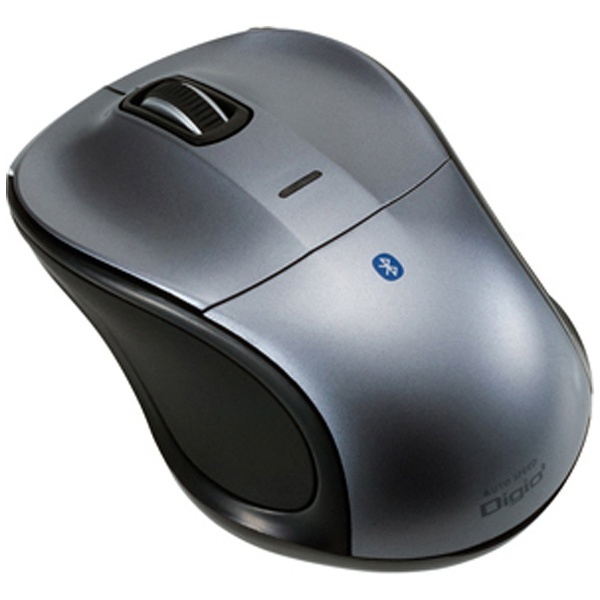  タブレット対応 マウス Digio2 グレー MUS-BKT111GY [BlueLED /無線(ワイヤレス) /3ボタン /USB]