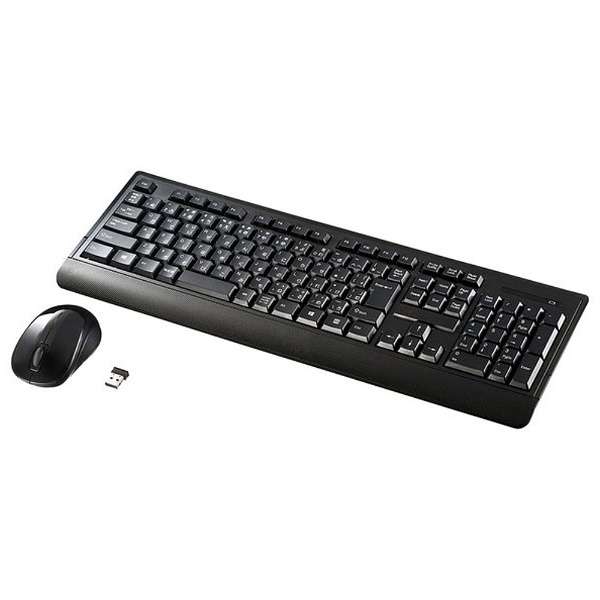 ワイヤレスキーボード・マウス ブラック SKB-WL24SETBK [USB /ワイヤレス] 【処分品の為、外装不良による返品・交換不可