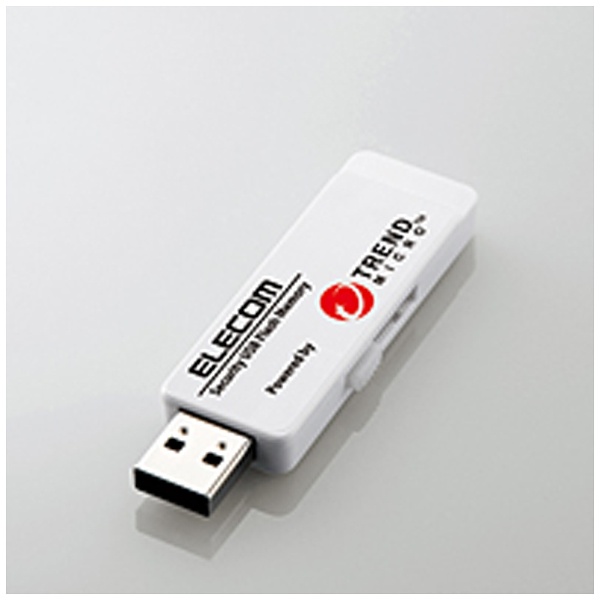 USBメモリ ホワイト MF-PUVT304GA1 [4GB /USB TypeA /USB3.0 /スライド式]