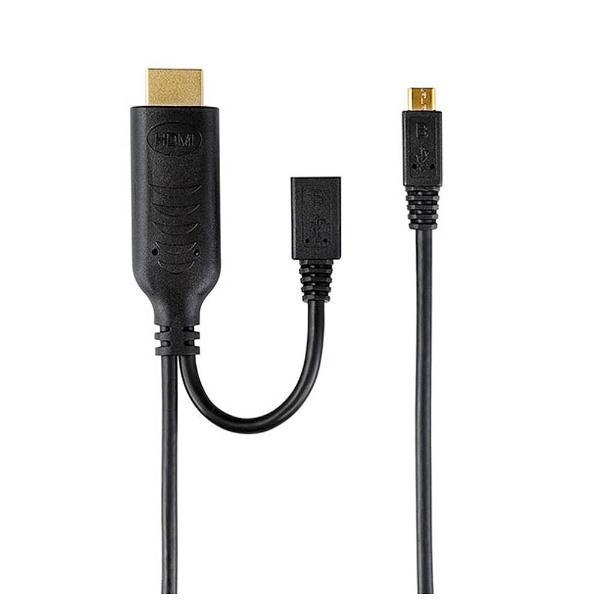 MHL対応・micro USB］MHL変換ケーブル 1m USB-MHL100P [マイクロUSB